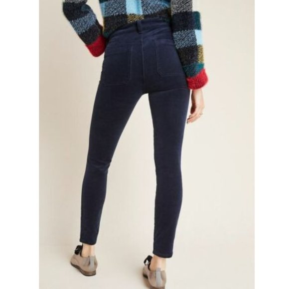 Anthropologie Pilcro High-Rise Skinny Corduroy Pants sz 25 - Picture 2 of 16
